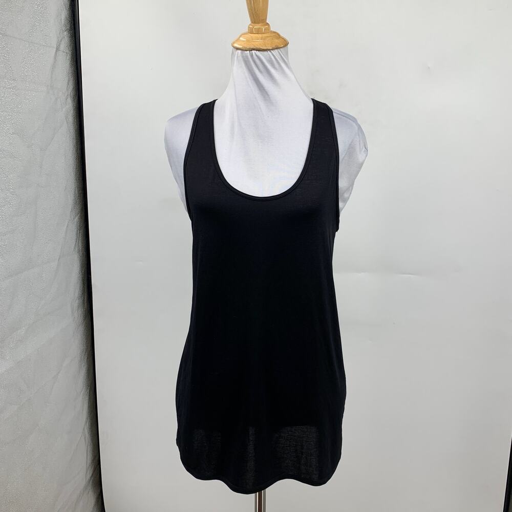 Lululemon Top Womens 8 Bliss Break Tank Semi Sheer Lightweight Dropped Armholes